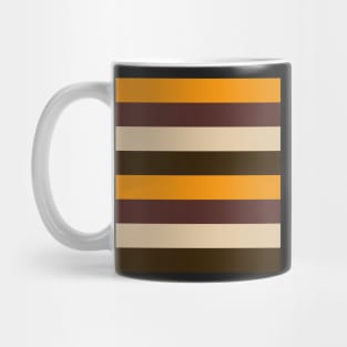 retro seventies style minimalist pattern Mug